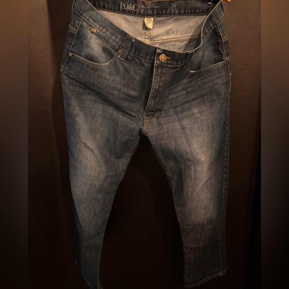 PD&C Classic Blue Denim Jeans 36x30